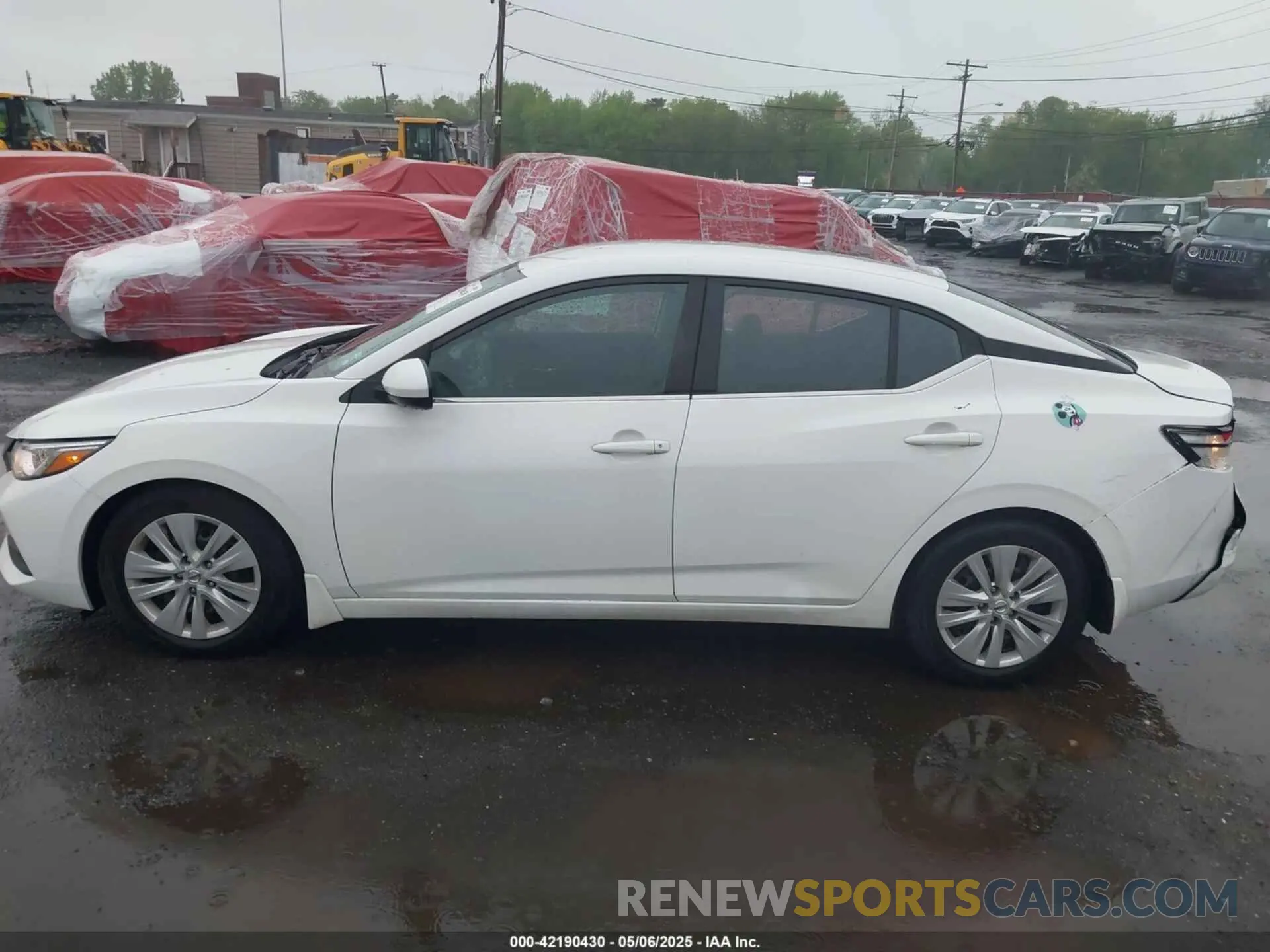 14 fotografías del automóvil dañado 3N1AB8BV1LY242900 NISSAN SENTRA 2020