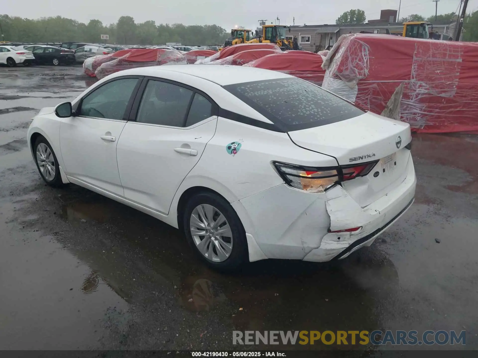6 fotografías del automóvil dañado 3N1AB8BV1LY242900 NISSAN SENTRA 2020