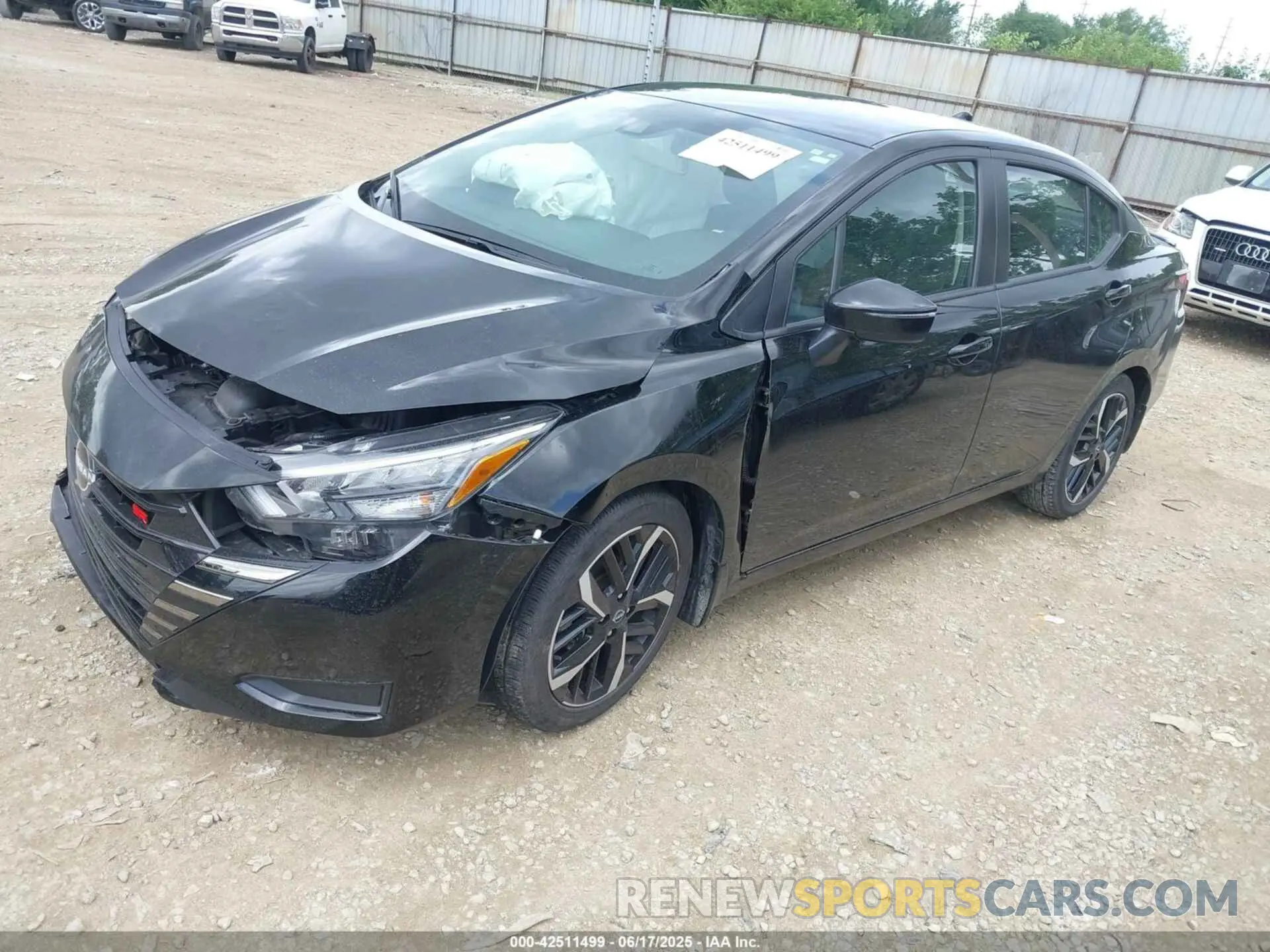 2 fotografías del automóvil dañado 3N1AB8BV1LY255100 NISSAN SENTRA 2020