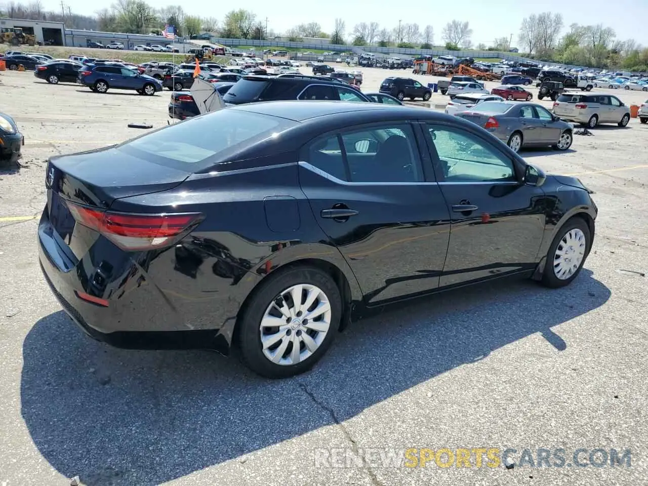 3 fotografías del automóvil dañado 3N1AB8BV1LY263911 NISSAN SENTRA 2020