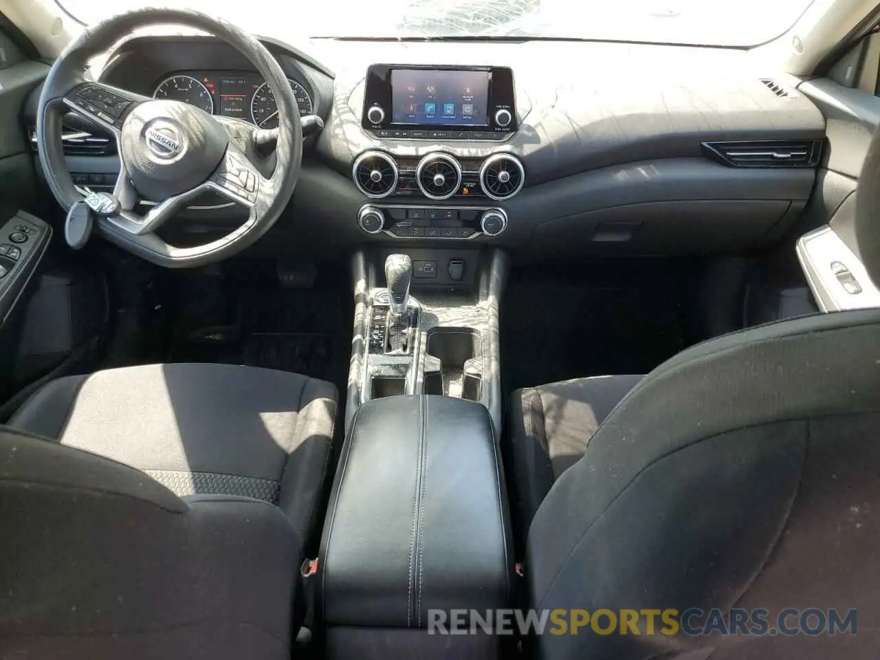 8 fotografías del automóvil dañado 3N1AB8BV1LY263911 NISSAN SENTRA 2020