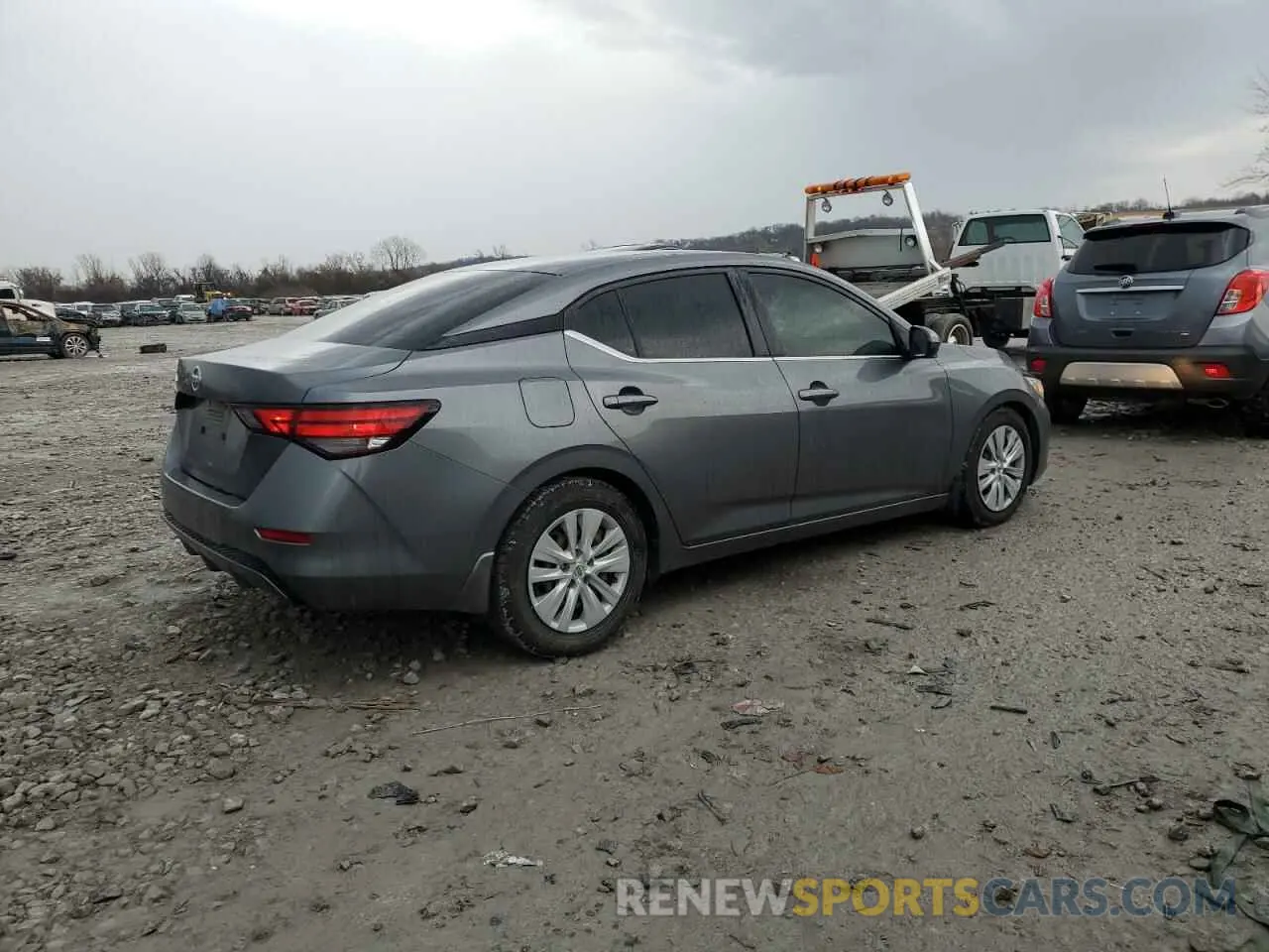 3 fotografías del automóvil dañado 3N1AB8BV2LY234238 NISSAN SENTRA 2020