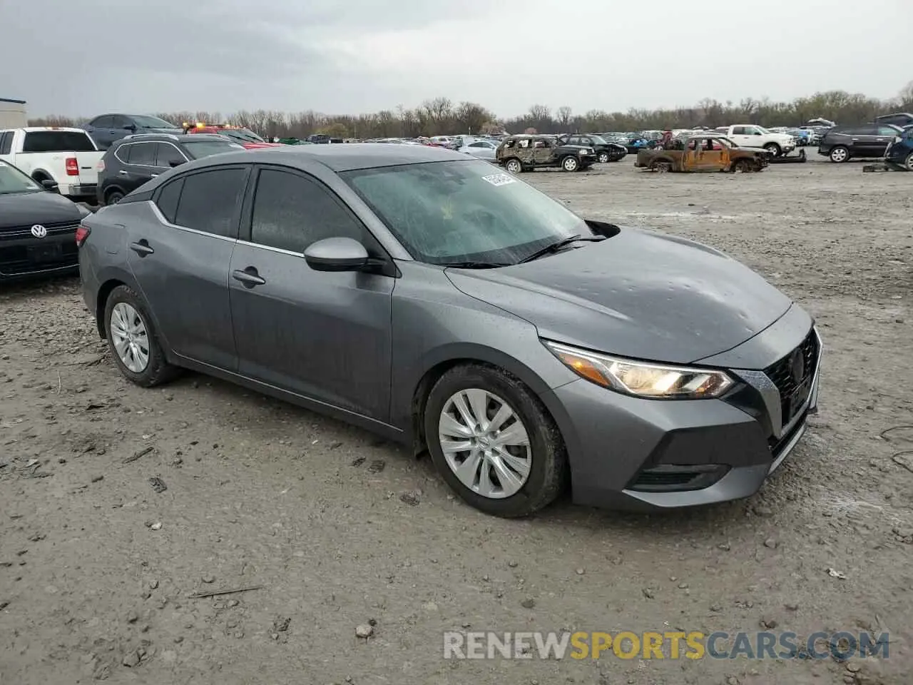 4 fotografías del automóvil dañado 3N1AB8BV2LY234238 NISSAN SENTRA 2020