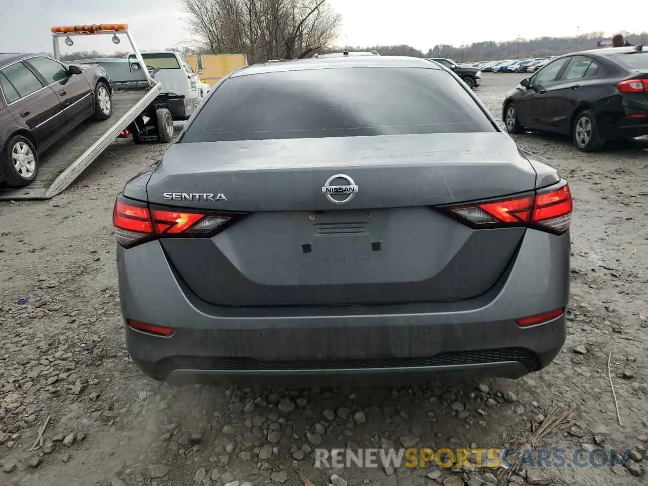 6 fotografías del automóvil dañado 3N1AB8BV2LY234238 NISSAN SENTRA 2020