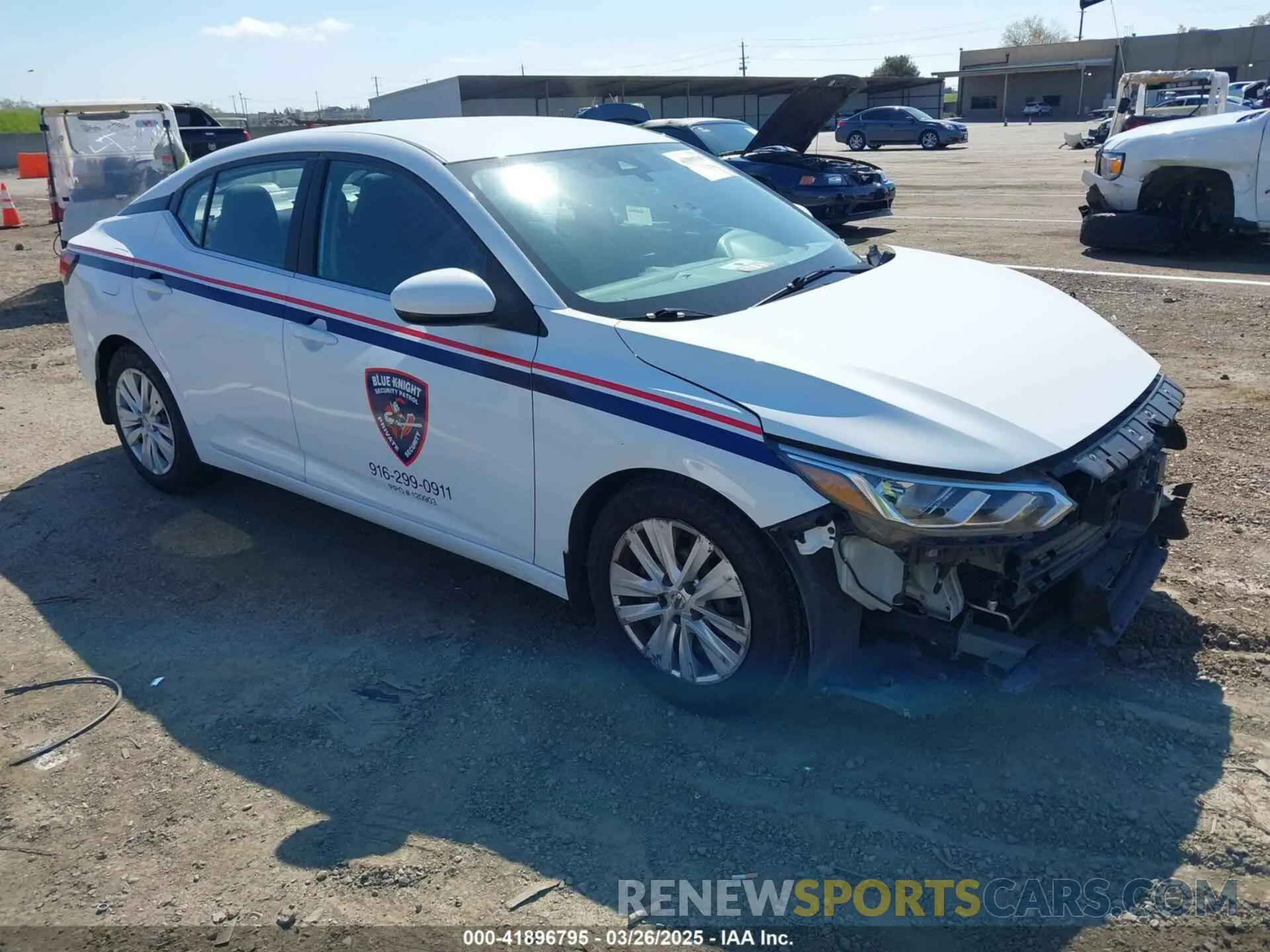 1 fotografías del automóvil dañado 3N1AB8BV2LY300741 NISSAN SENTRA 2020