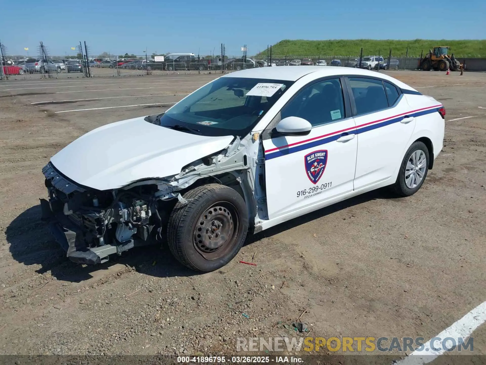 2 fotografías del automóvil dañado 3N1AB8BV2LY300741 NISSAN SENTRA 2020