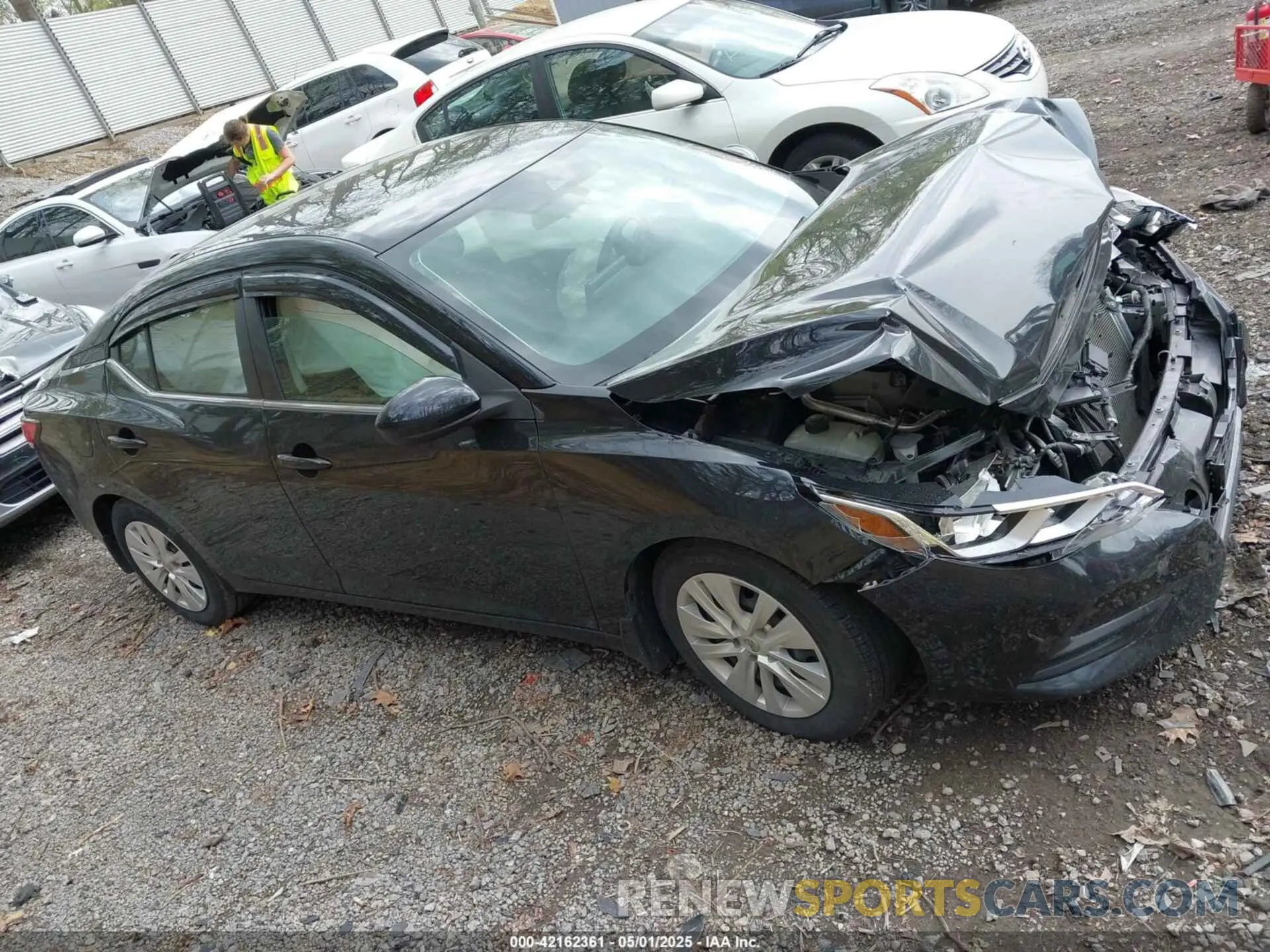 13 fotografías del automóvil dañado 3N1AB8BV2LY308418 NISSAN SENTRA 2020