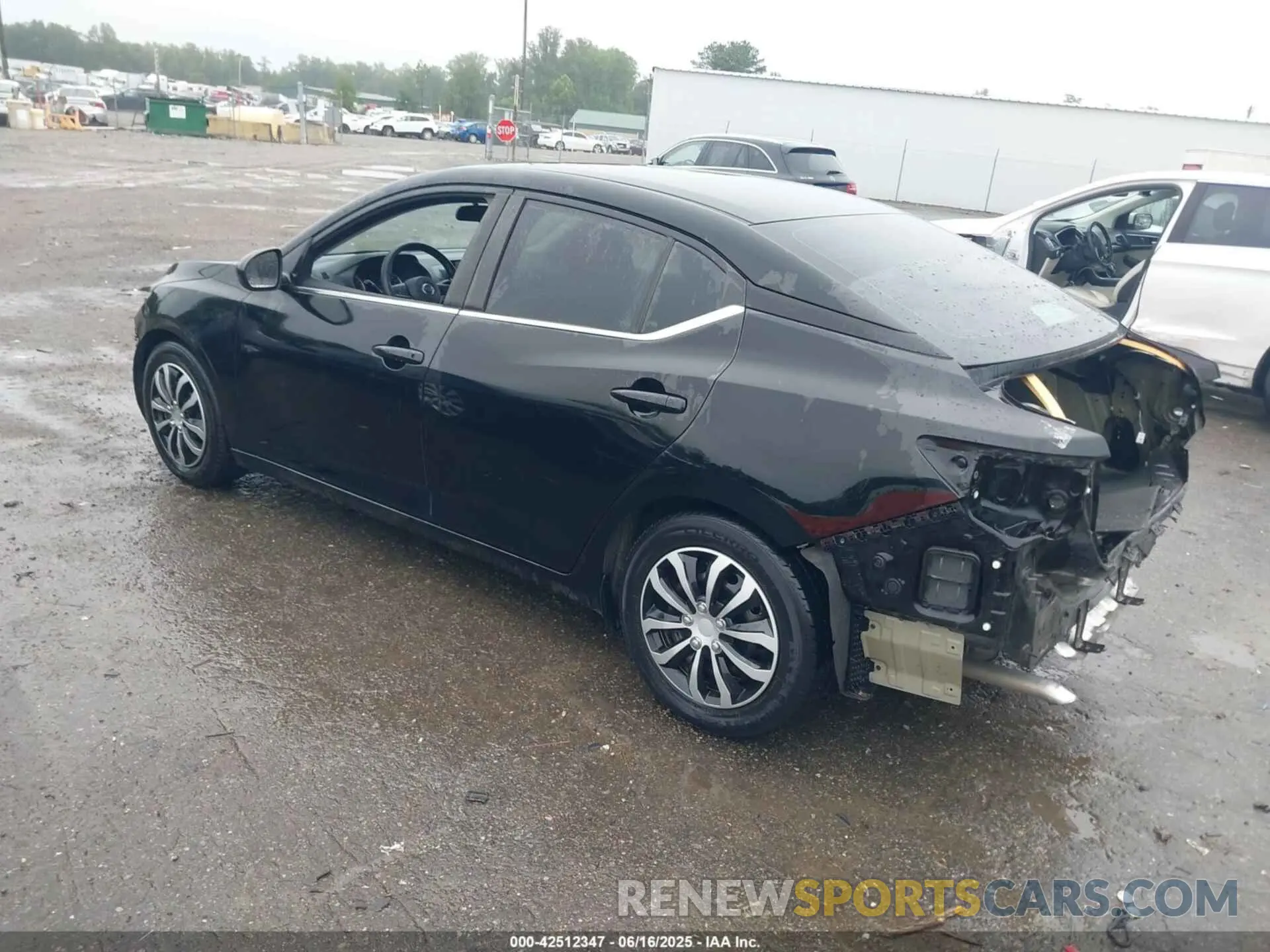 3 fotografías del automóvil dañado 3N1AB8BV3LY275770 NISSAN SENTRA 2020