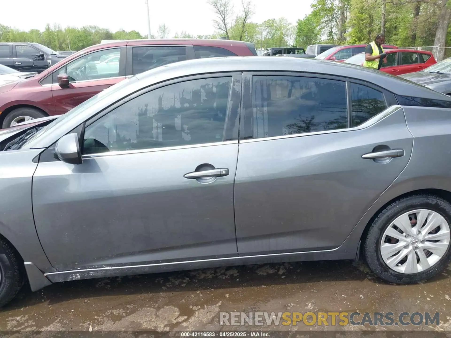 14 fotografías del automóvil dañado 3N1AB8BV3LY310761 NISSAN SENTRA 2020