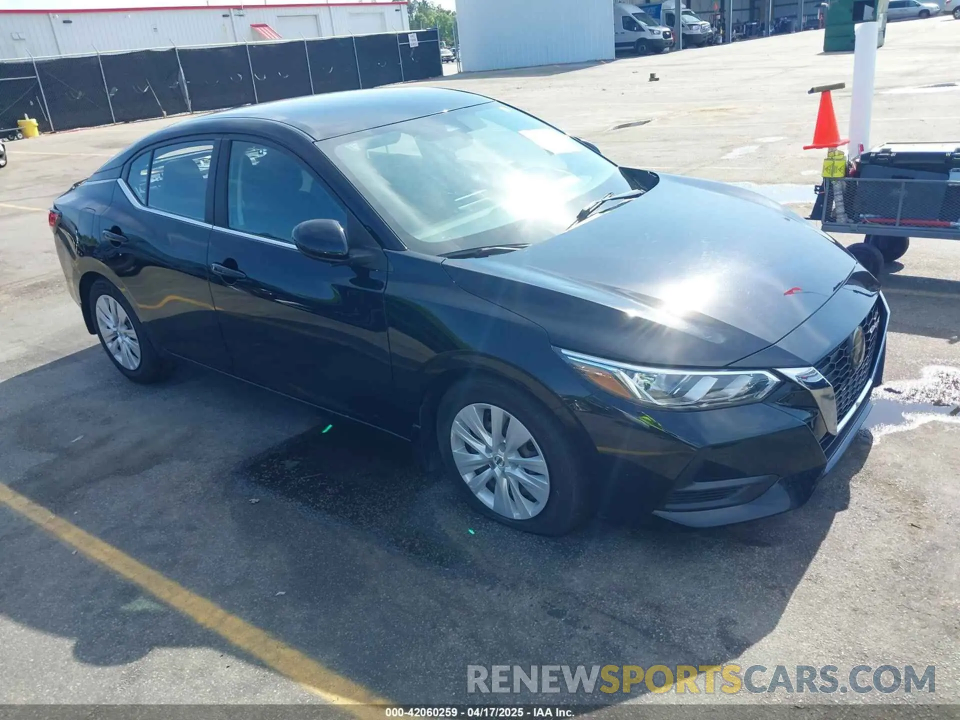 1 fotografías del automóvil dañado 3N1AB8BV4LY205923 NISSAN SENTRA 2020