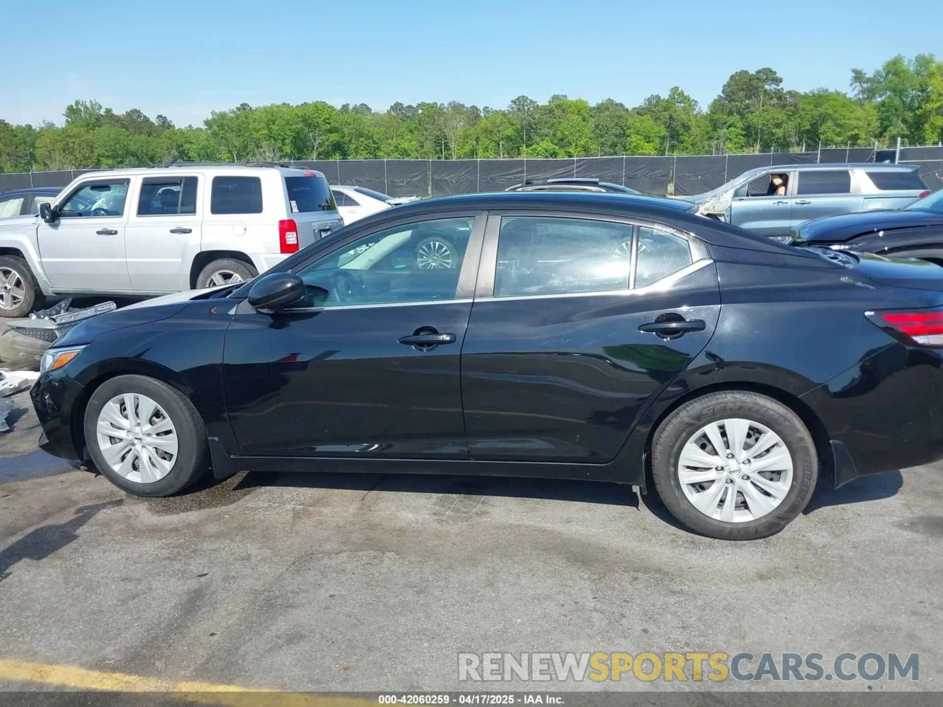 14 fotografías del automóvil dañado 3N1AB8BV4LY205923 NISSAN SENTRA 2020