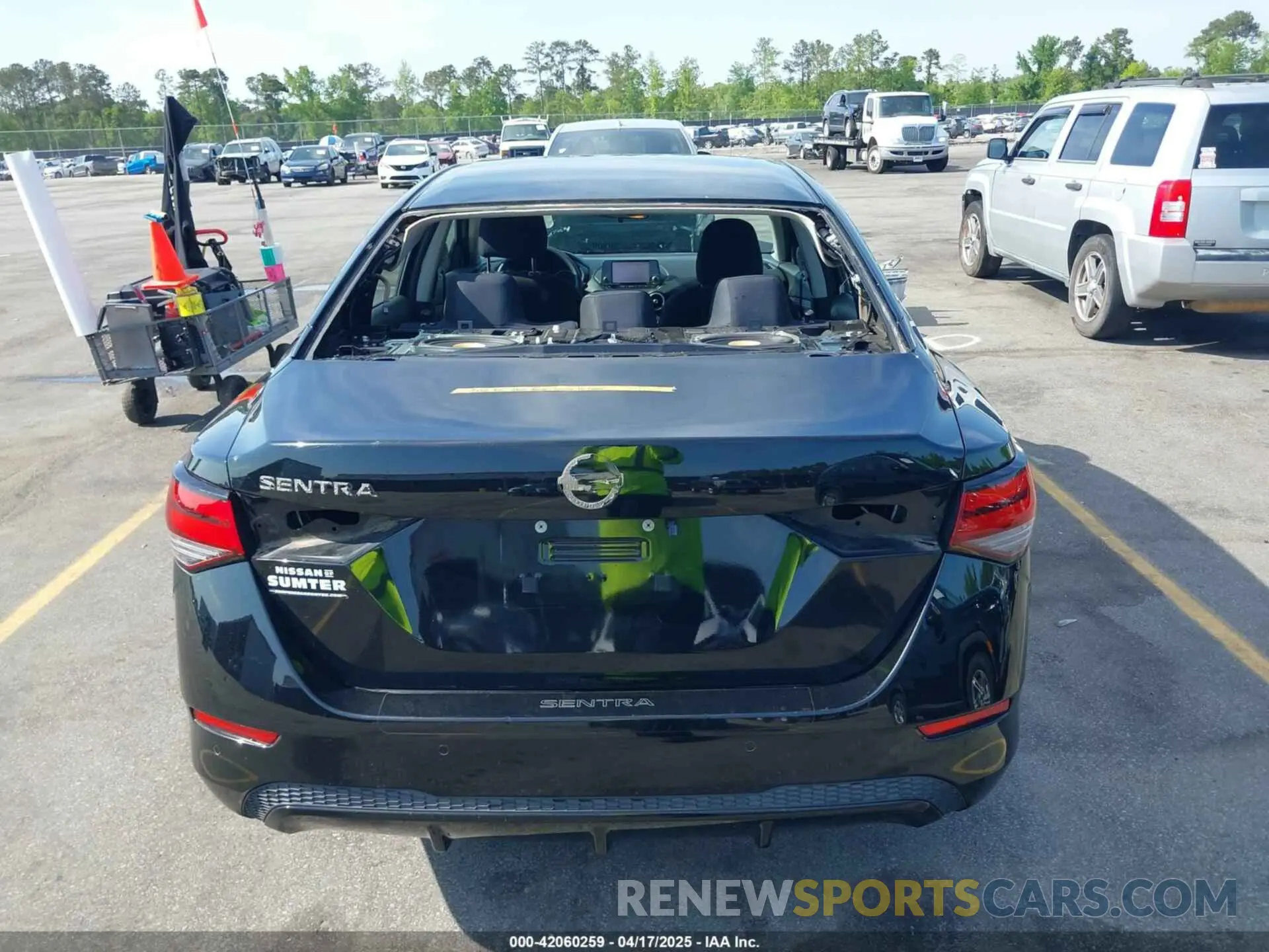 16 fotografías del automóvil dañado 3N1AB8BV4LY205923 NISSAN SENTRA 2020