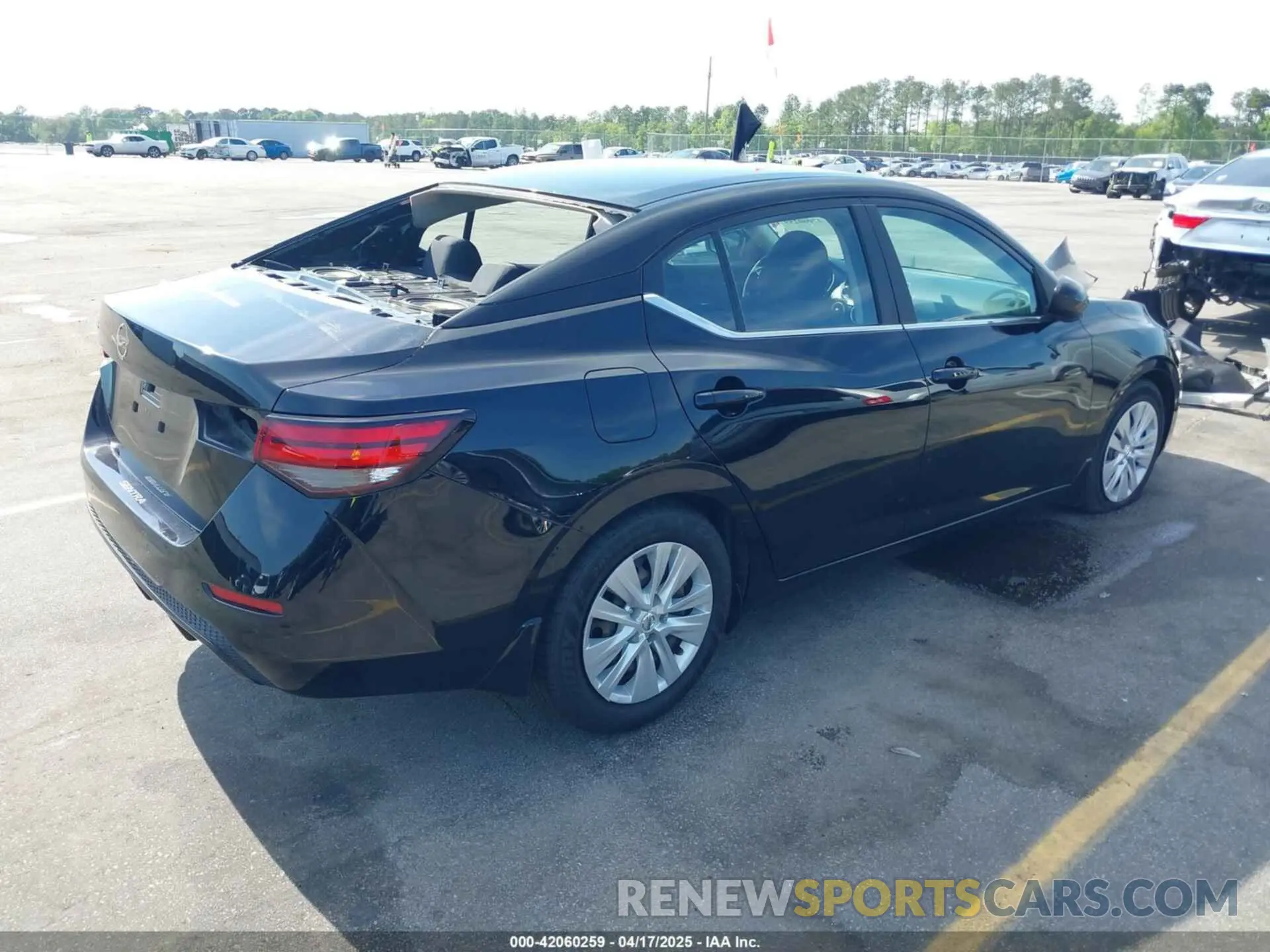 4 fotografías del automóvil dañado 3N1AB8BV4LY205923 NISSAN SENTRA 2020