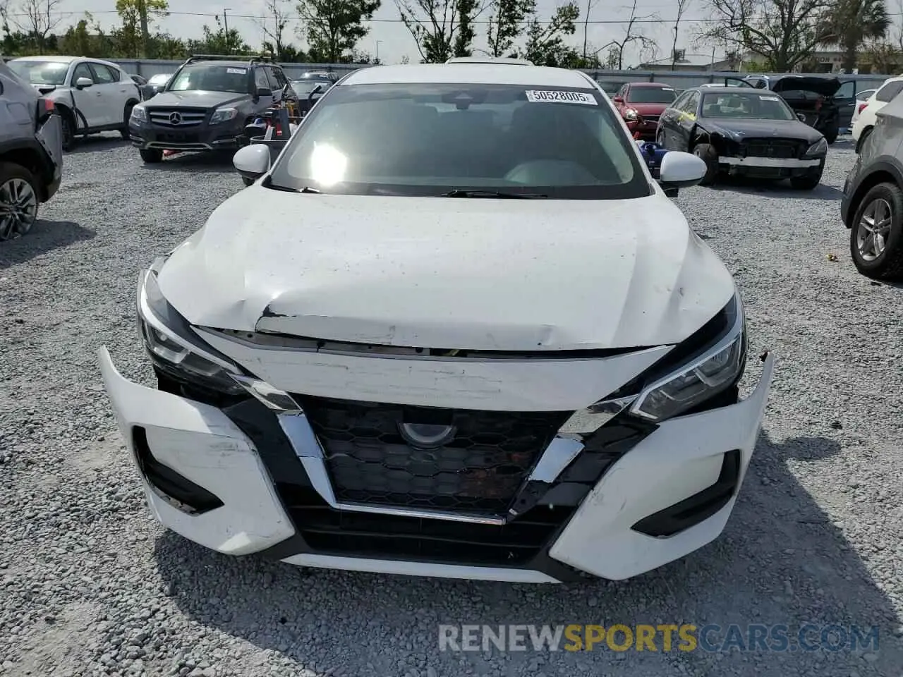 5 fotografías del automóvil dañado 3N1AB8BV4LY223886 NISSAN SENTRA 2020