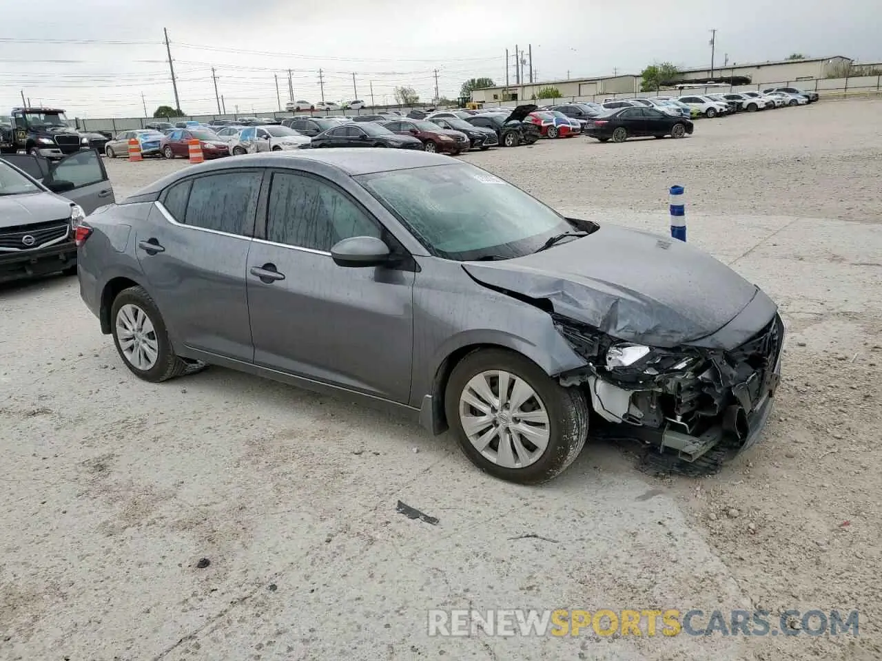 4 fotografías del automóvil dañado 3N1AB8BV4LY234757 NISSAN SENTRA 2020
