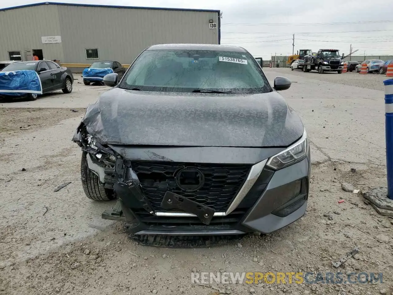 5 fotografías del automóvil dañado 3N1AB8BV4LY234757 NISSAN SENTRA 2020