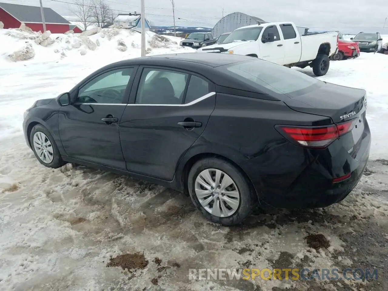 2 fotografías del automóvil dañado 3N1AB8BV4LY236721 NISSAN SENTRA 2020