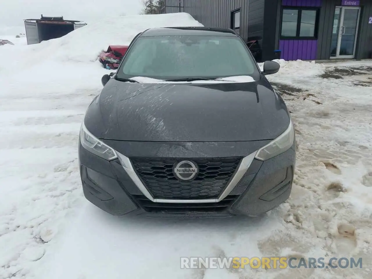 5 fotografías del automóvil dañado 3N1AB8BV4LY236721 NISSAN SENTRA 2020