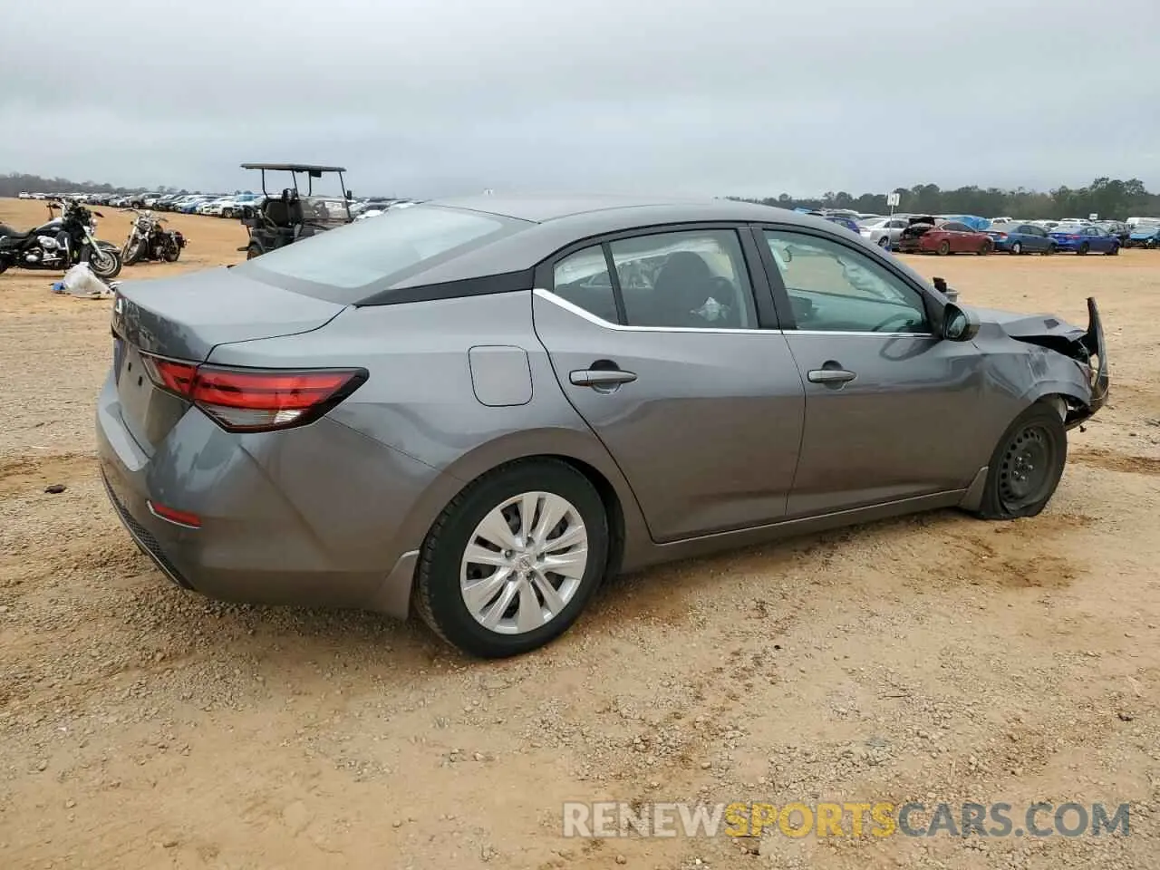 3 fotografías del automóvil dañado 3N1AB8BV4LY306203 NISSAN SENTRA 2020