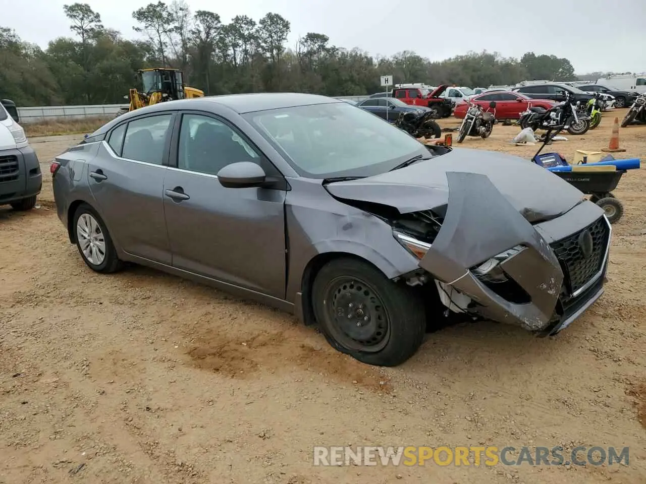 4 fotografías del automóvil dañado 3N1AB8BV4LY306203 NISSAN SENTRA 2020