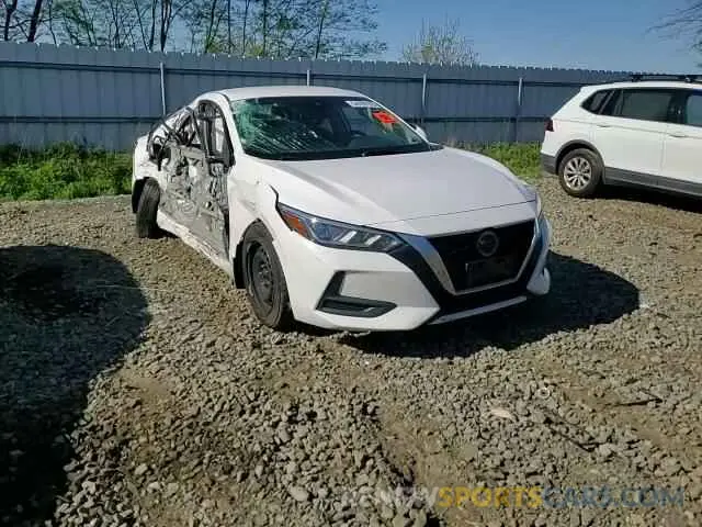 14 fotografías del automóvil dañado 3N1AB8BV4LY307853 NISSAN SENTRA 2020