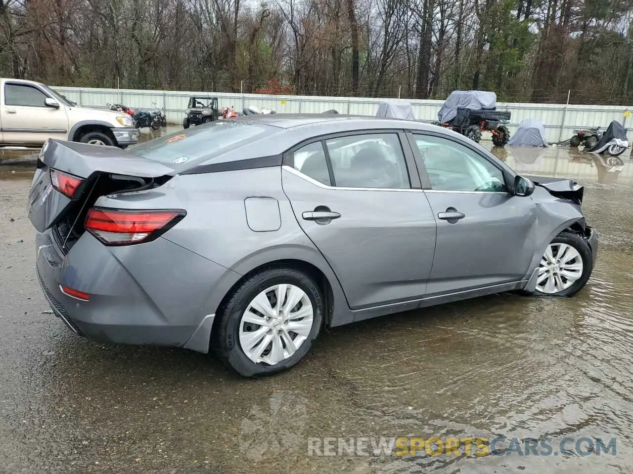 3 fotografías del automóvil dañado 3N1AB8BV5LY215750 NISSAN SENTRA 2020