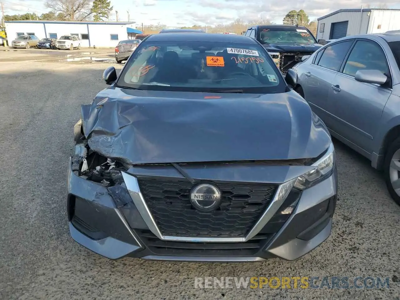 5 fotografías del automóvil dañado 3N1AB8BV5LY215750 NISSAN SENTRA 2020