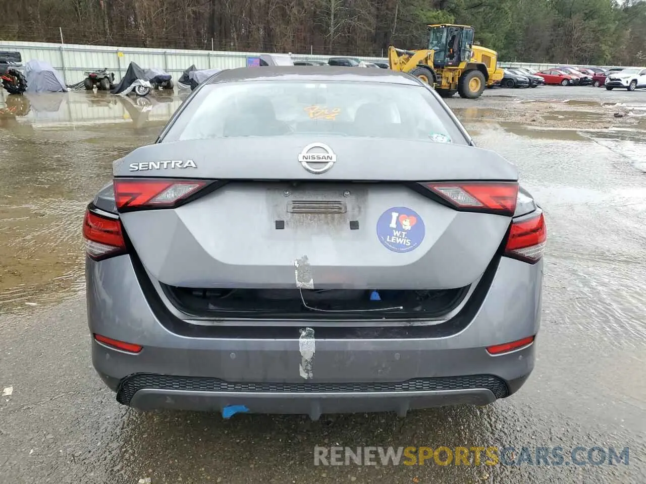 6 fotografías del automóvil dañado 3N1AB8BV5LY215750 NISSAN SENTRA 2020