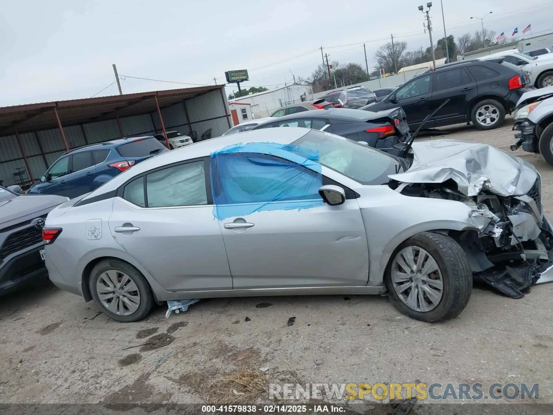 12 fotografías del automóvil dañado 3N1AB8BV5LY240549 NISSAN SENTRA 2020