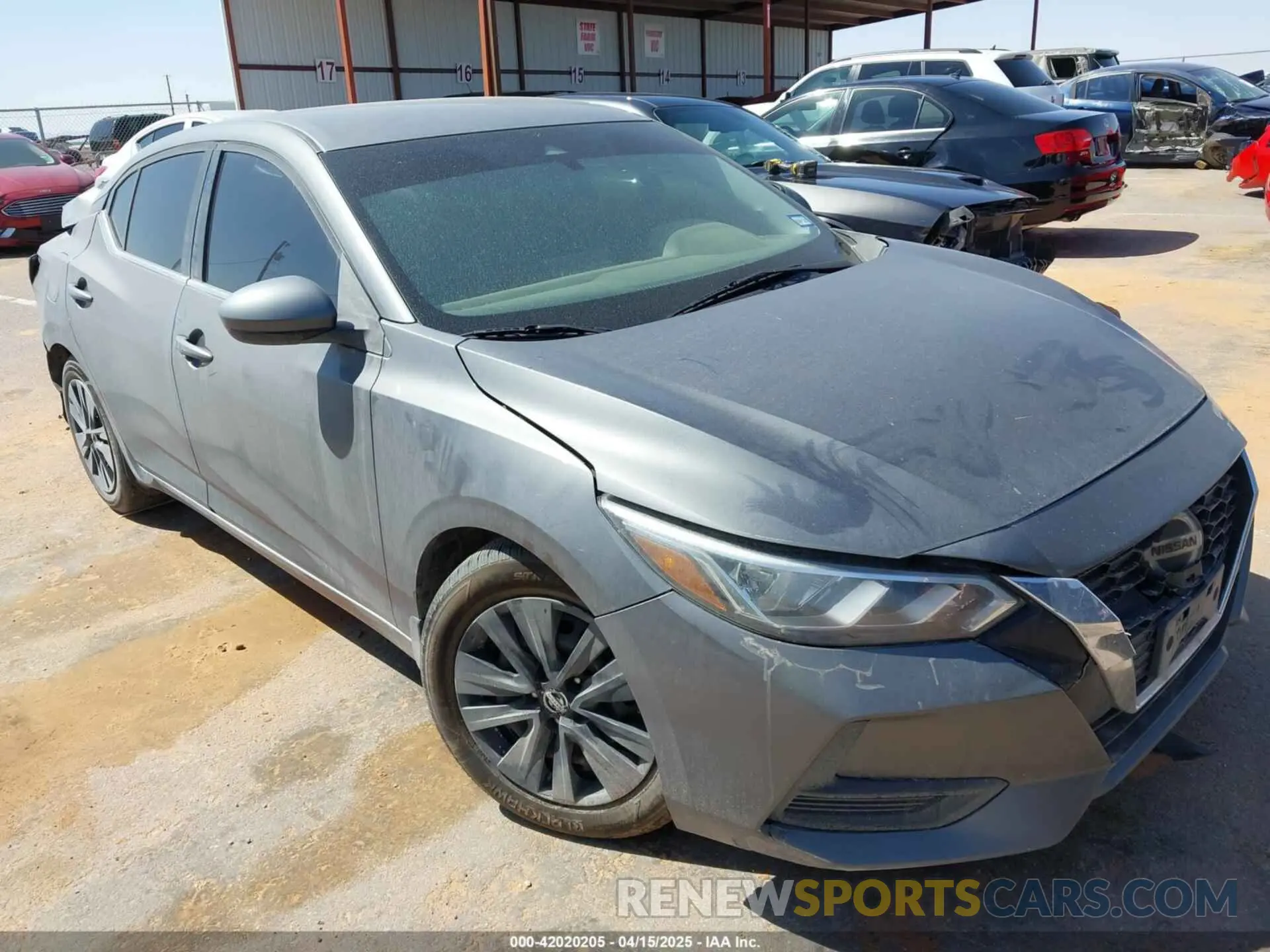 1 fotografías del automóvil dañado 3N1AB8BV5LY273633 NISSAN SENTRA 2020