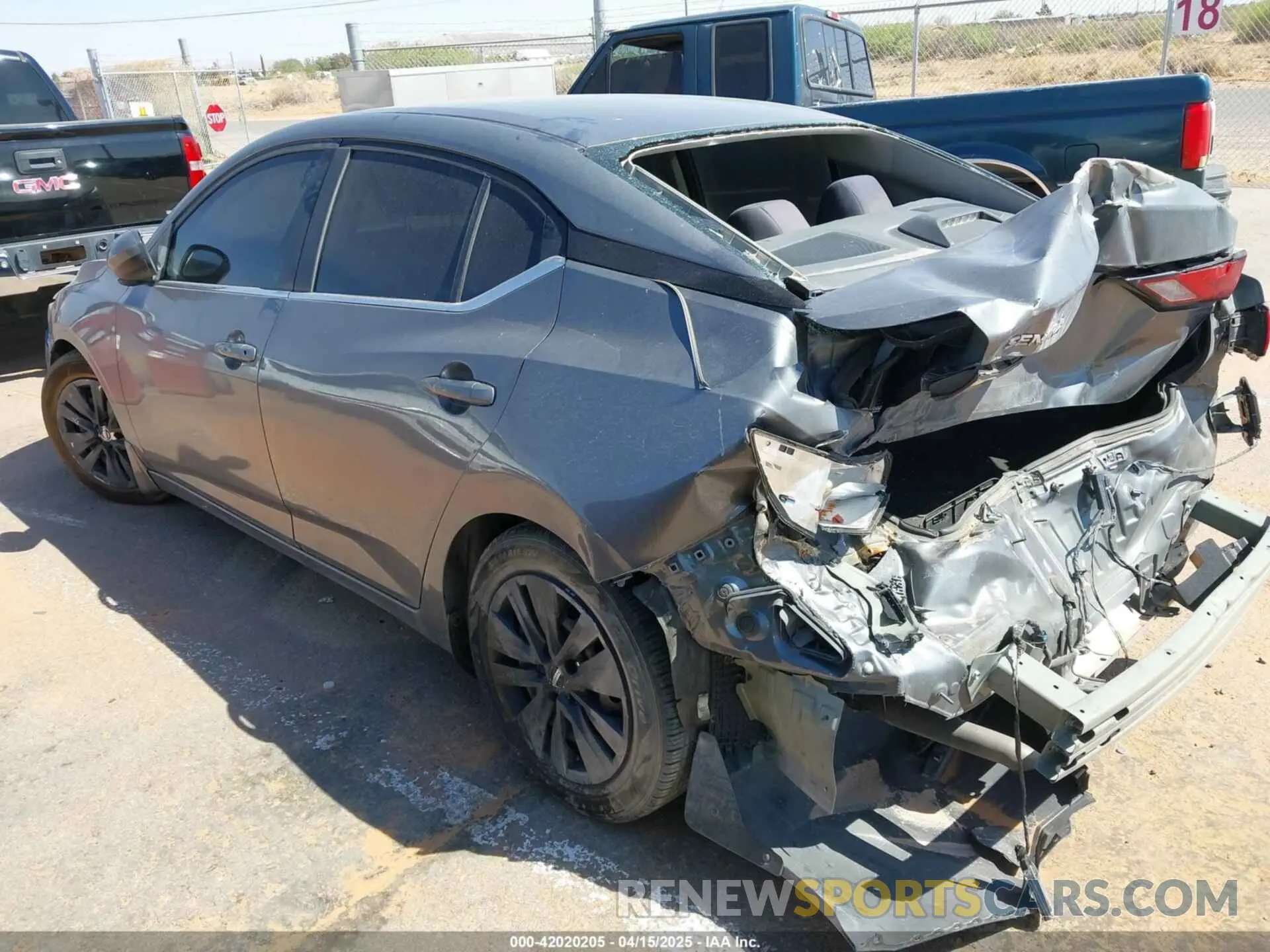 3 fotografías del automóvil dañado 3N1AB8BV5LY273633 NISSAN SENTRA 2020