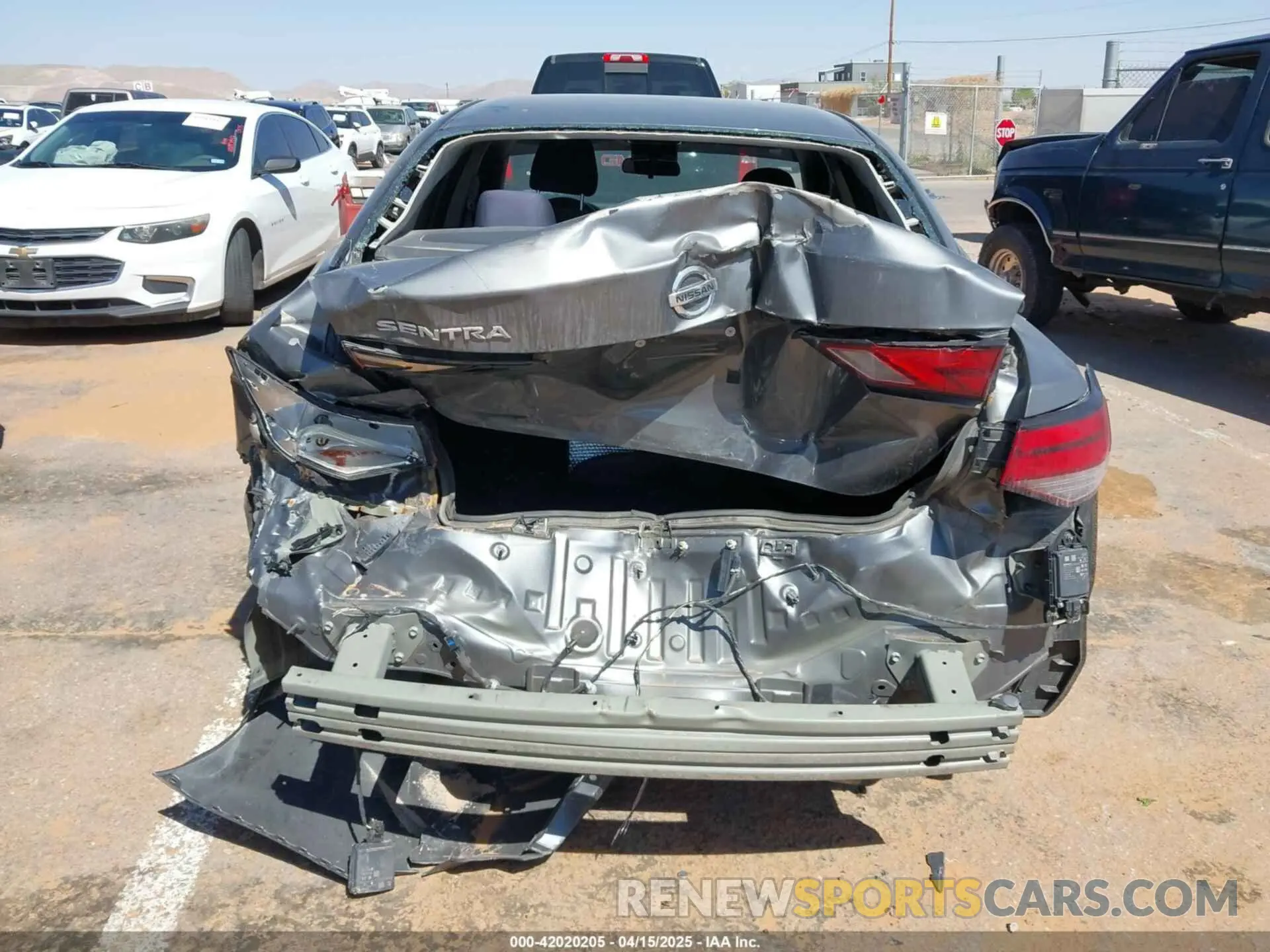 6 fotografías del automóvil dañado 3N1AB8BV5LY273633 NISSAN SENTRA 2020