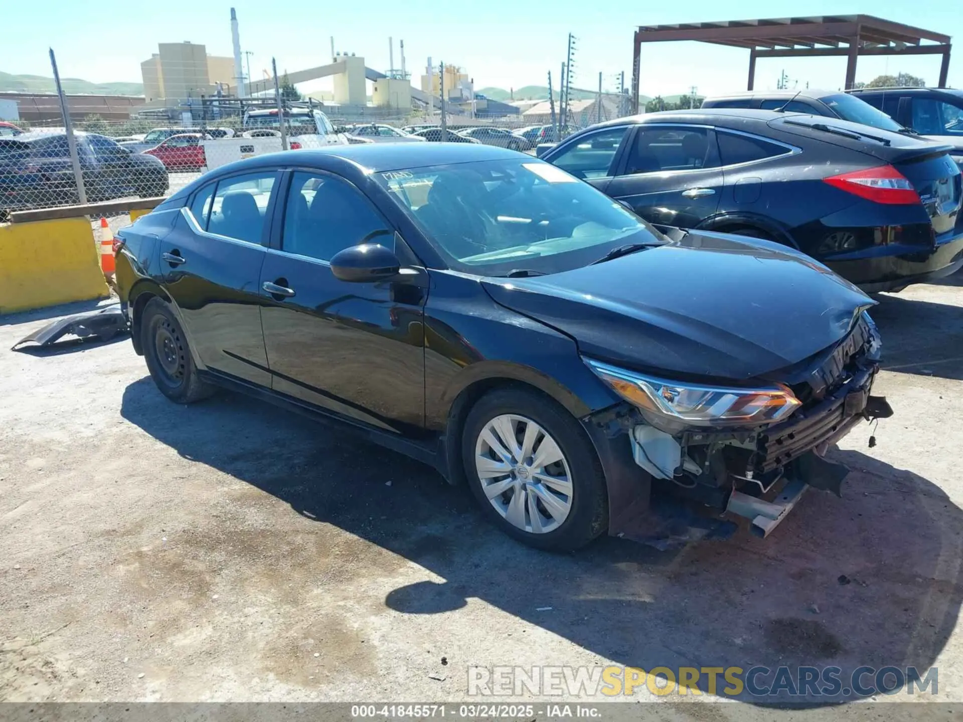1 fotografías del automóvil dañado 3N1AB8BV5LY288004 NISSAN SENTRA 2020