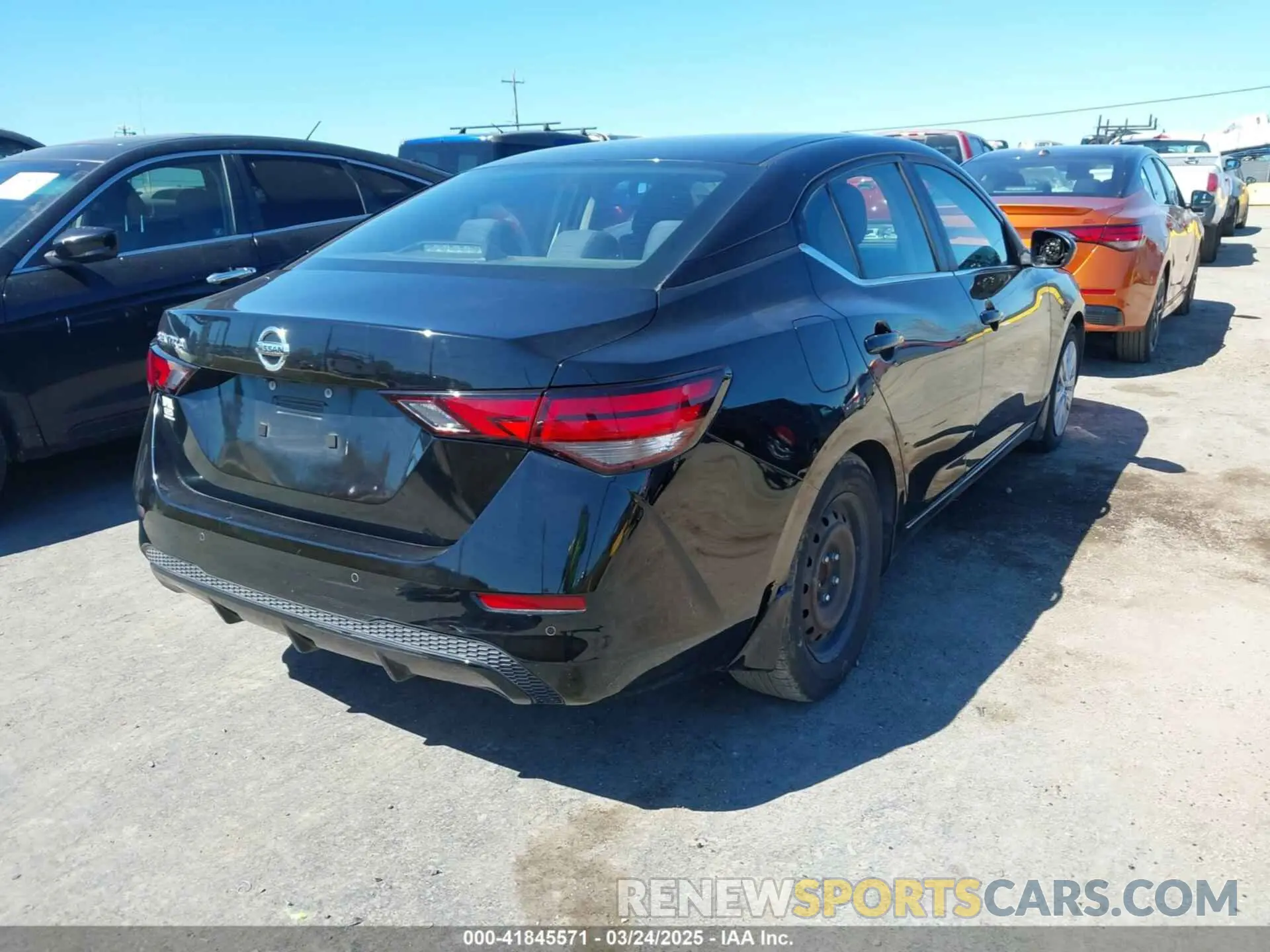 4 fotografías del automóvil dañado 3N1AB8BV5LY288004 NISSAN SENTRA 2020