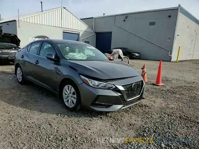 13 fotografías del automóvil dañado 3N1AB8BV5LY293705 NISSAN SENTRA 2020