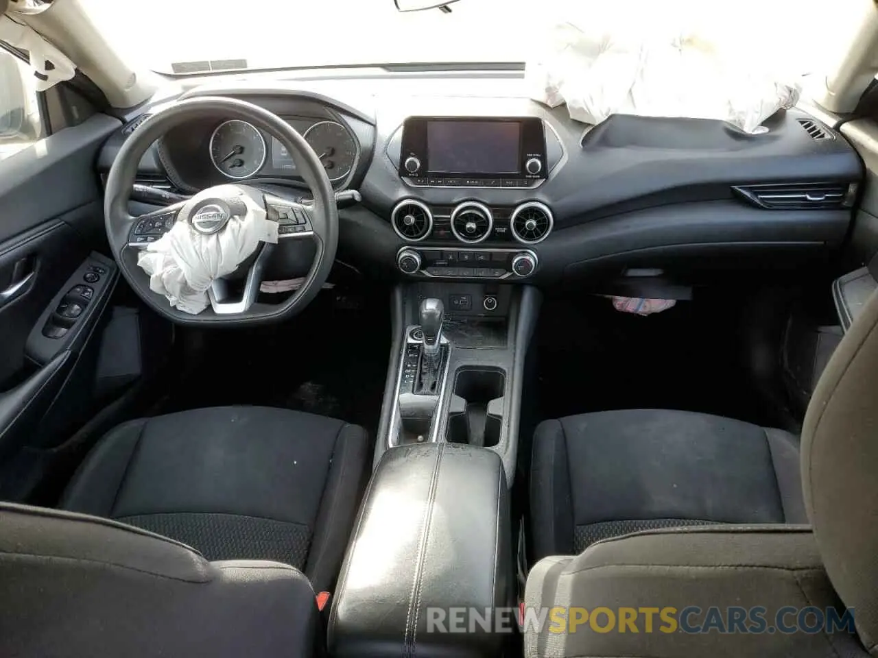8 fotografías del automóvil dañado 3N1AB8BV5LY293705 NISSAN SENTRA 2020
