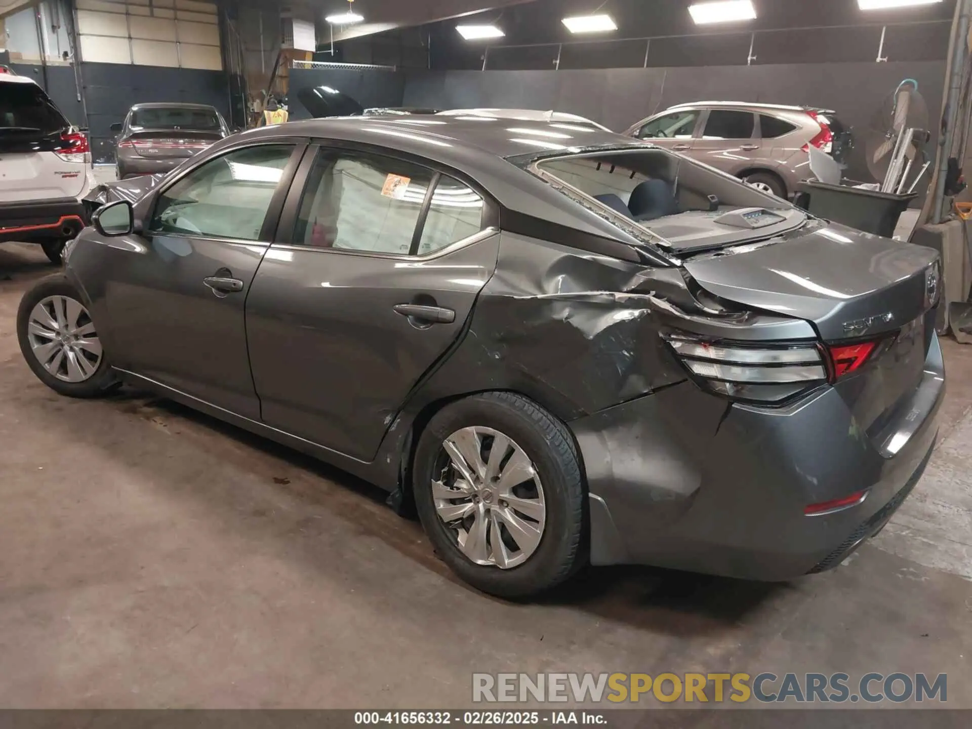 3 fotografías del automóvil dañado 3N1AB8BV5LY308865 NISSAN SENTRA 2020