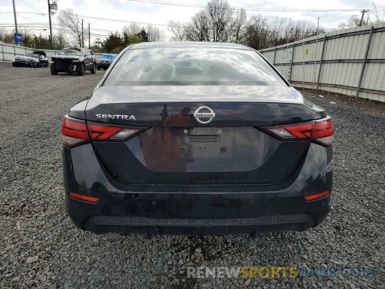 6 fotografías del automóvil dañado 3N1AB8BV6LY216437 NISSAN SENTRA 2020
