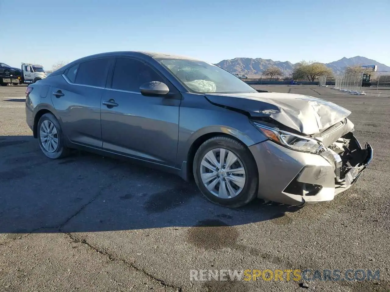 4 fotografías del automóvil dañado 3N1AB8BV6LY218365 NISSAN SENTRA 2020
