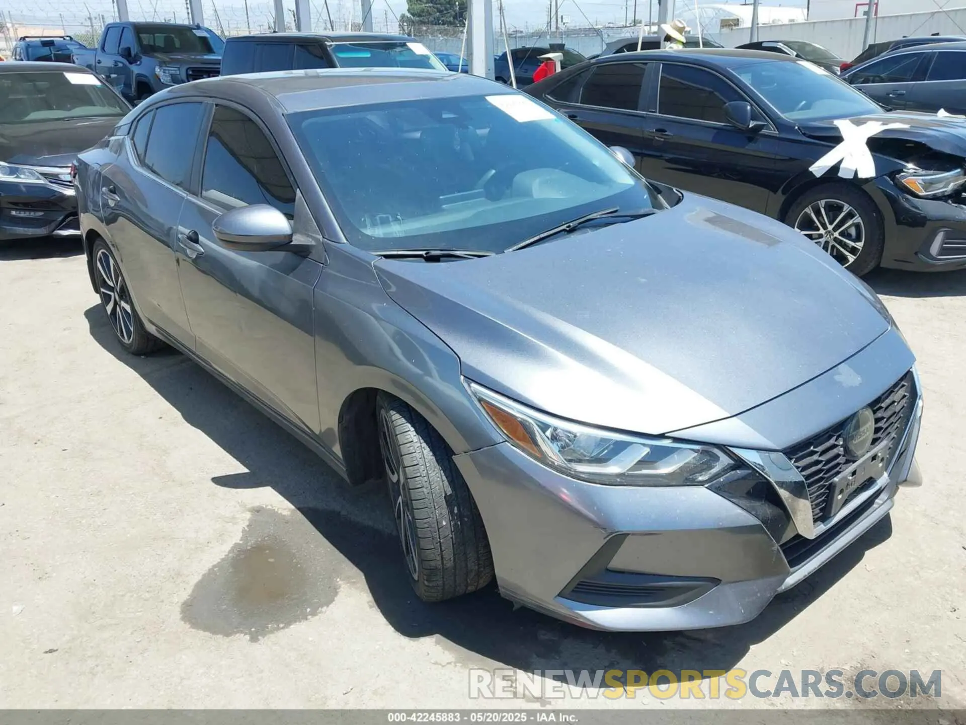 1 fotografías del automóvil dañado 3N1AB8BV6LY225509 NISSAN SENTRA 2020