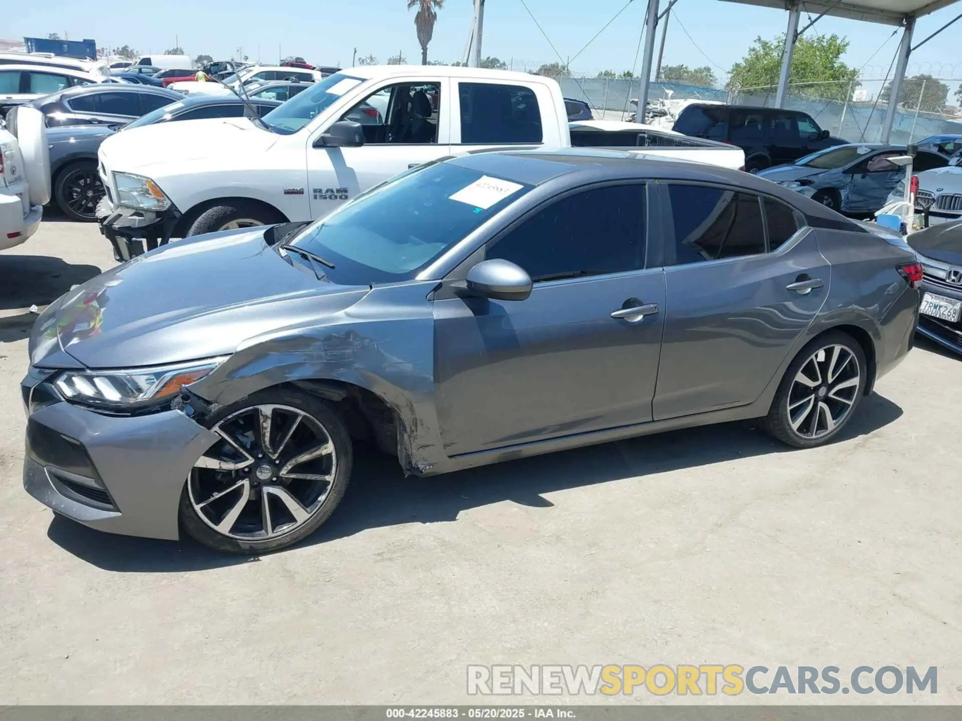 13 fotografías del automóvil dañado 3N1AB8BV6LY225509 NISSAN SENTRA 2020