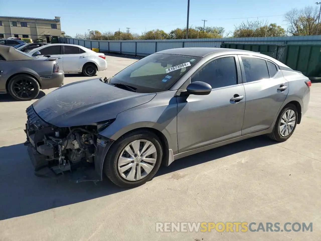 1 fotografías del automóvil dañado 3N1AB8BV7LY252007 NISSAN SENTRA 2020