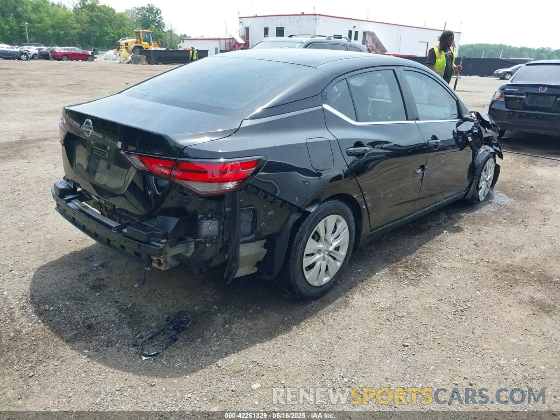 4 fotografías del automóvil dañado 3N1AB8BV8LY208596 NISSAN SENTRA 2020