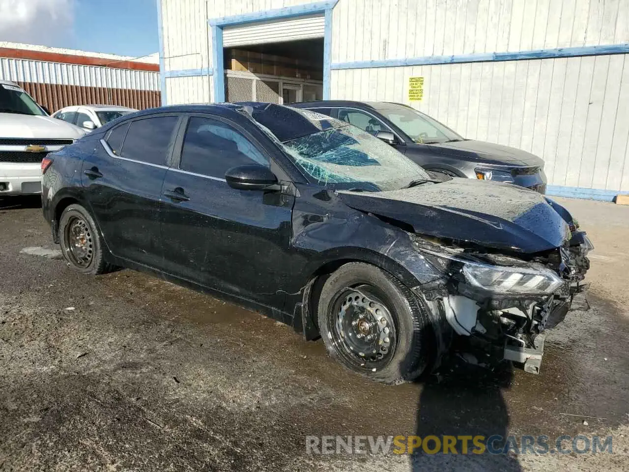 4 fotografías del automóvil dañado 3N1AB8BV8LY213149 NISSAN SENTRA 2020