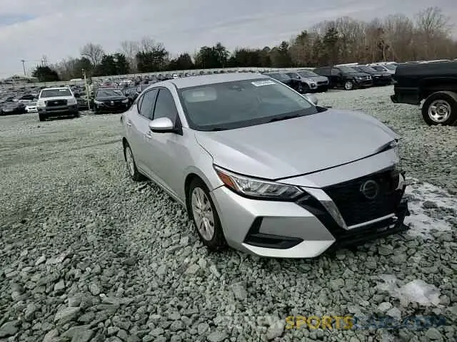 11 fotografías del automóvil dañado 3N1AB8BV8LY240853 NISSAN SENTRA 2020