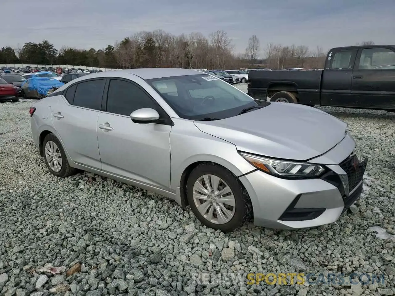 4 fotografías del automóvil dañado 3N1AB8BV8LY240853 NISSAN SENTRA 2020
