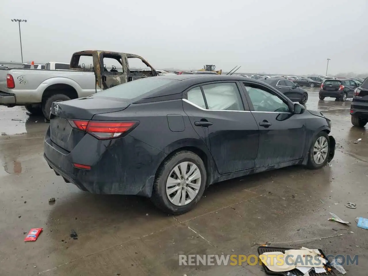 3 fotografías del automóvil dañado 3N1AB8BV8LY264750 NISSAN SENTRA 2020