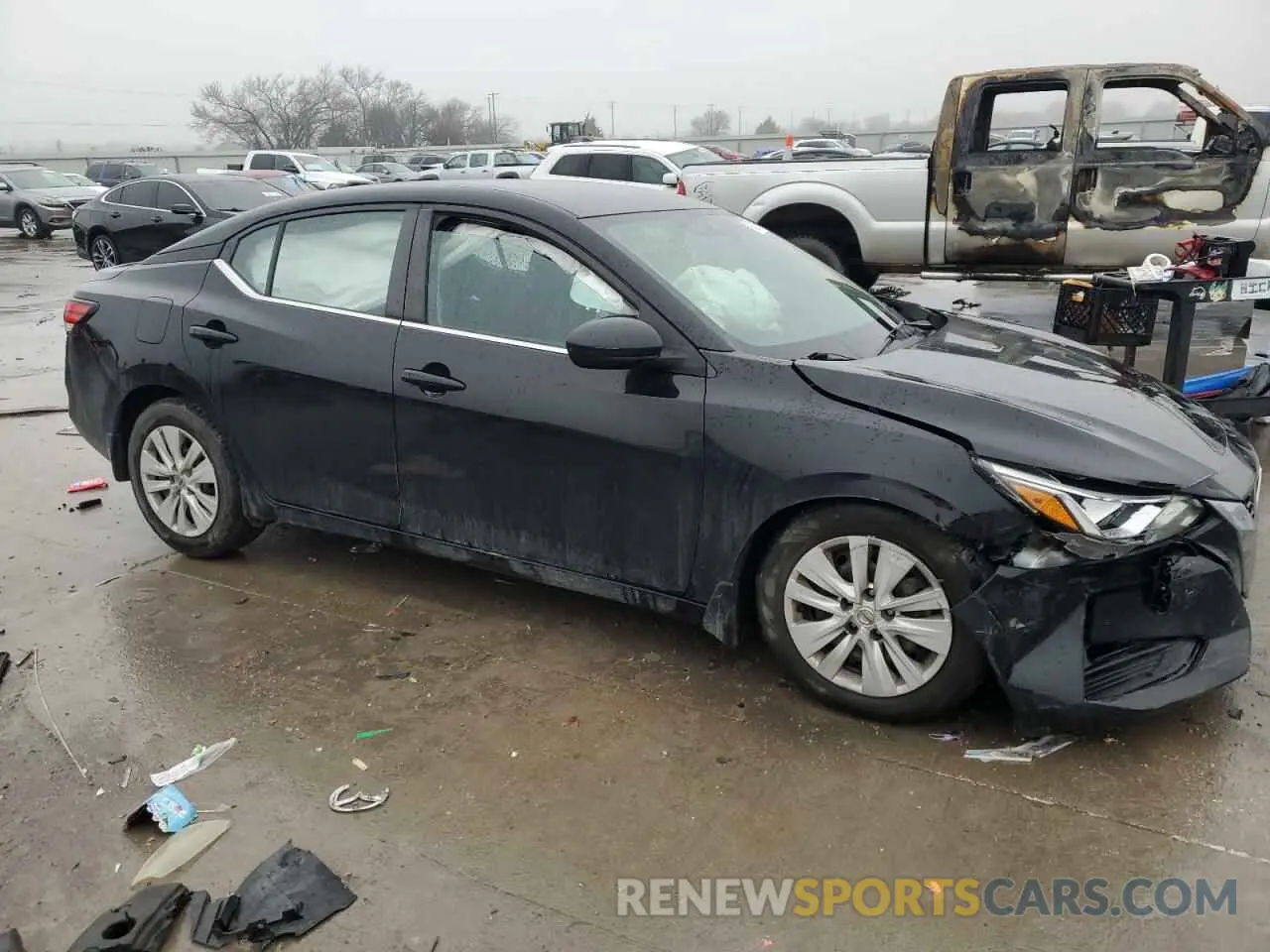 4 fotografías del automóvil dañado 3N1AB8BV8LY264750 NISSAN SENTRA 2020