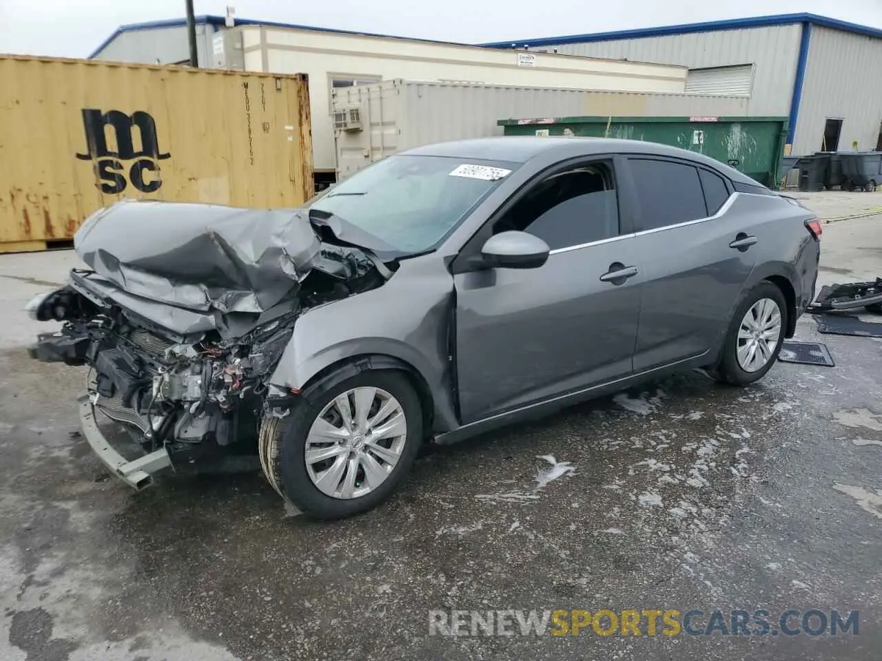 1 fotografías del automóvil dañado 3N1AB8BV8LY269818 NISSAN SENTRA 2020