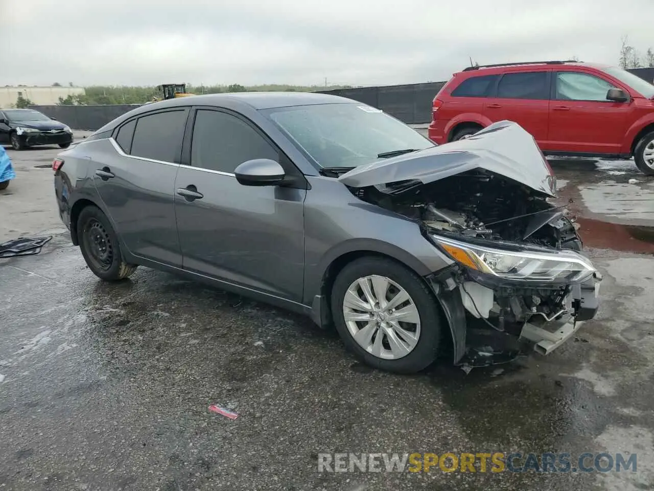 4 fotografías del automóvil dañado 3N1AB8BV8LY269818 NISSAN SENTRA 2020